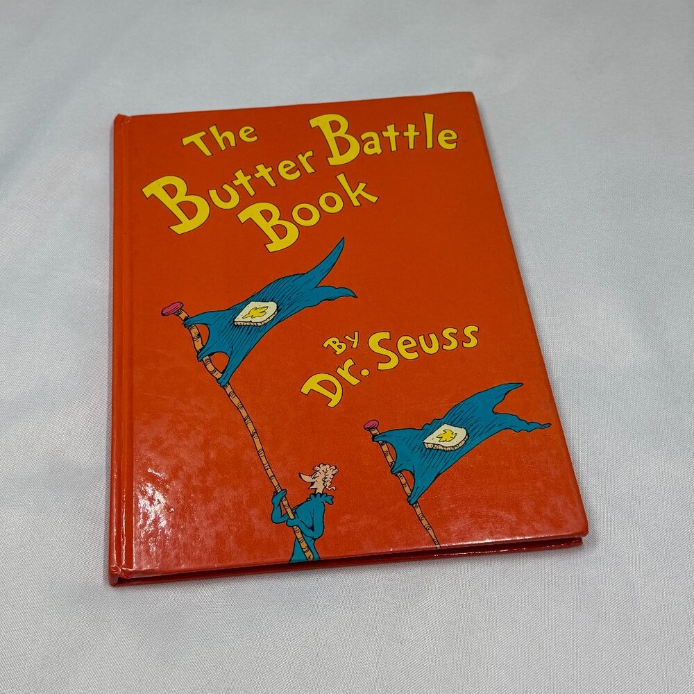 Vintage The Butter Battle Book Dr Seuss HC 1984 Classic Childrens Book